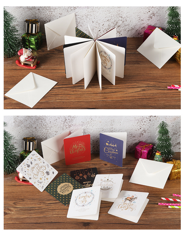 Christmas Simple Style Letter Party Festival Card Greeting Card display picture 2