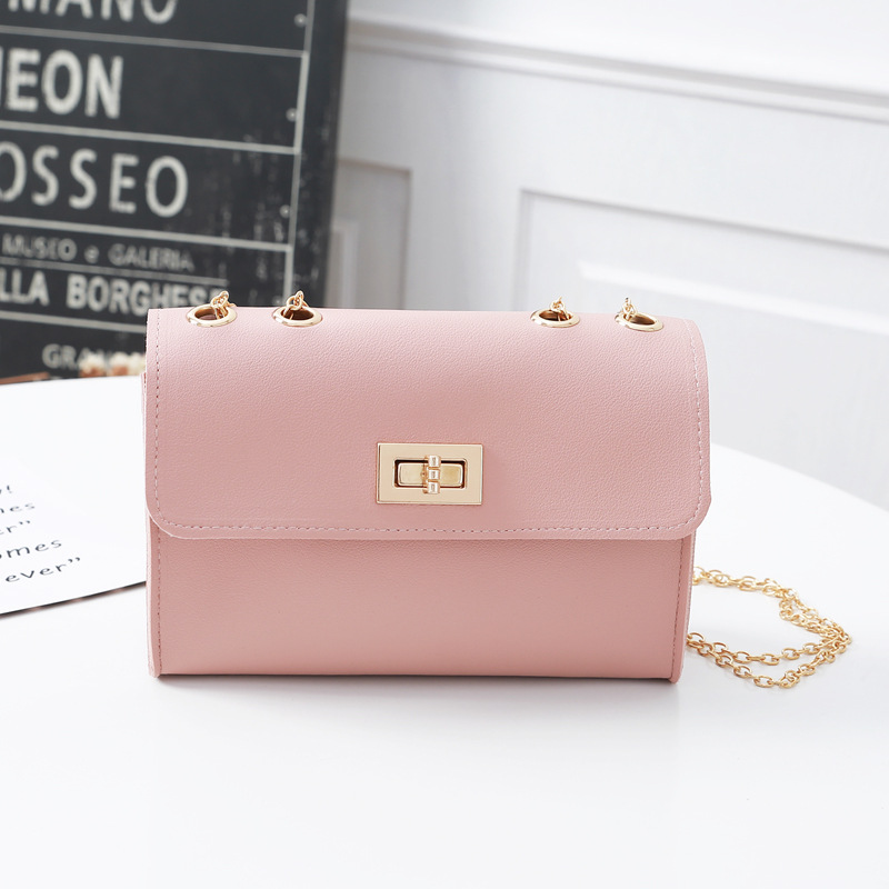 Fashion Chain Shoulder Messenger Small Square Bag Chain Candy Color Shoulder Bag display picture 15