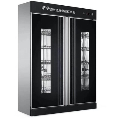 无磁不锈钢消毒柜大型立式双门臭氧酒店饭店学校消毒保洁碗柜