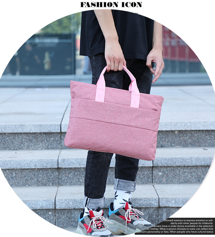 Wholesale of laptop bags with logo customization, portable inner bag, 14/15.6-inch ultra-thin briefcase for men undefined