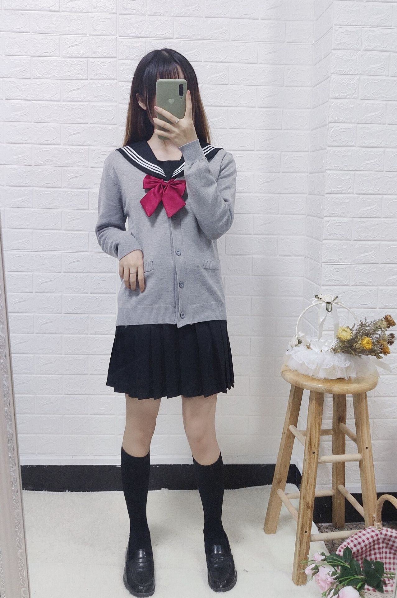 日韩女生班服学院派 学生制服 学生装 校服 学生套装 影楼摄影-阿里巴巴