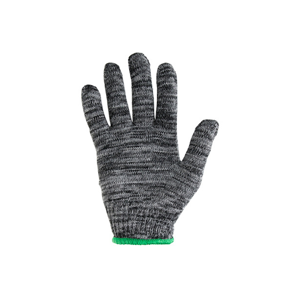 650g花线手套ZKH/震坤行650g花线手套-灰白650g/打,手腕绿边