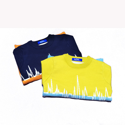 E Children sweater Autumn and winter T-shirts Long sleeve Socket pure cotton sweater Stock Handle Cheap