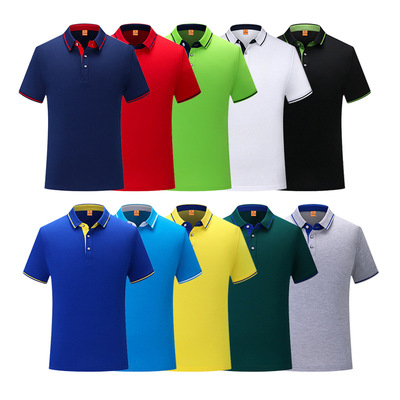 T-Shirt T-shirt customized LOGO Short sleeved Lapel coverall Embroidery enterprise Promotion Volunteer