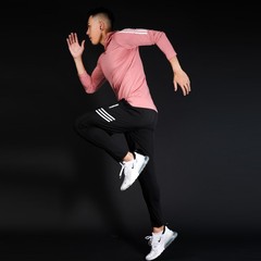 Fashion Fitness Running Set for Men, Fitness Clothing, Sports Training Wear, Morning Running, Quick-Drying Training, Hooded Tight Fleece, Summer