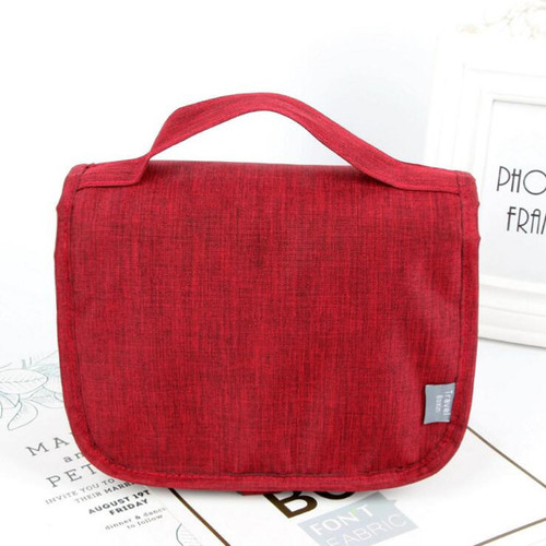 Travel Cation Toiletry Bag, Wall-Mounted Portable Oxford Cloth Men's Hook-Up Makeup Pouch, Cross-Border Home Storage Organizer