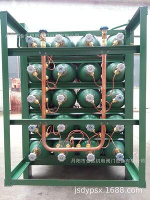 生产供应氢气卧式气体集装格氧气二氧及各种气体瓶集装格|ru