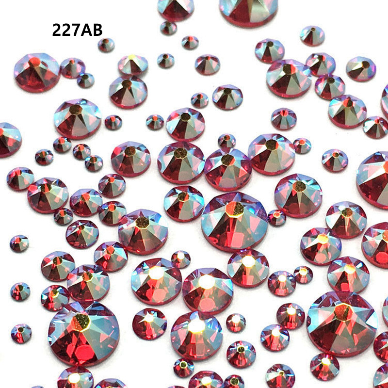 Austrian rhinestones 2088 silver base ma...