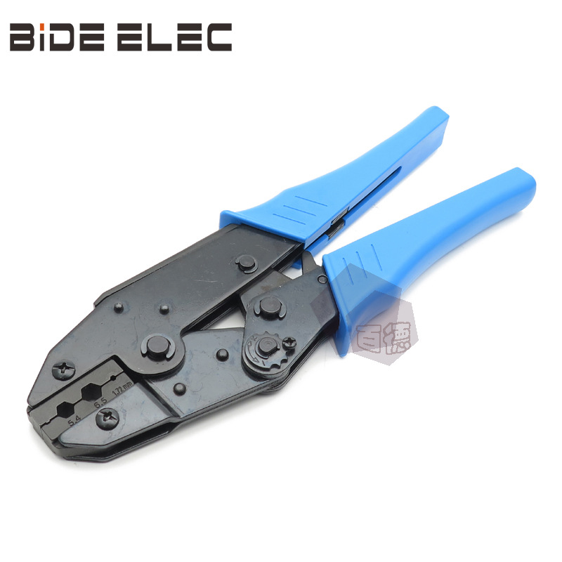 LS-02H棘轮式六角边同轴电缆端子连接头专用压线钳 压接工具