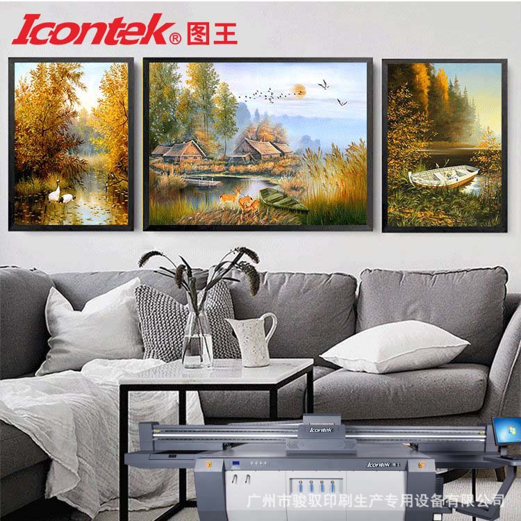 油画打印机 框画装钸画打印机 平板打印机厂家