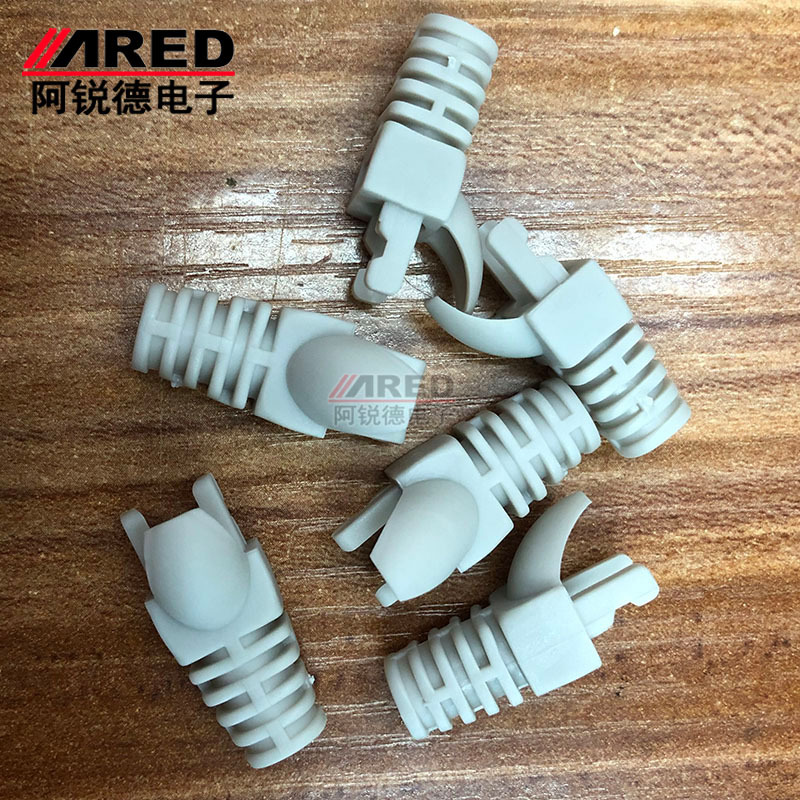 彩色异形护套 蓝色爪子护套 彩色护套 RJ45网络水晶头护套