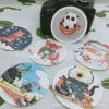 Factory directly sells water absorption paper coasters disposable coin to high quality beer cushion to customize