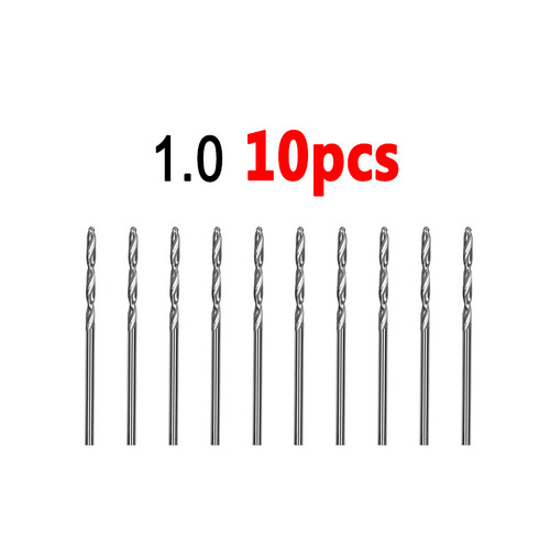 High-speed steel straight shank twist drill 40-piece set of hole drill bit tool accessories 4241 natural round shank drill bit