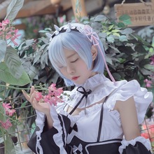 从零开始的异世界生活 蕾姆 雷姆 拉姆 女仆双子 cosplay假发现货