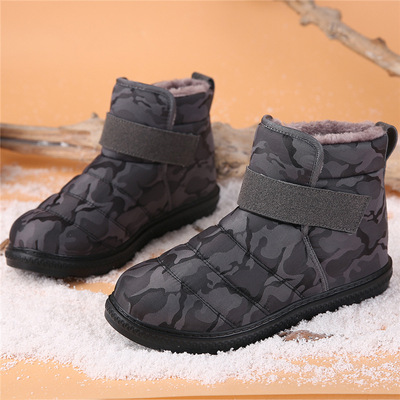 Cross border 2019 Autumn and winter lovers Large Cotton-padded shoes men and women Cotton boots Trend Snow boots Plush Gaobang Casual shoes wholesale