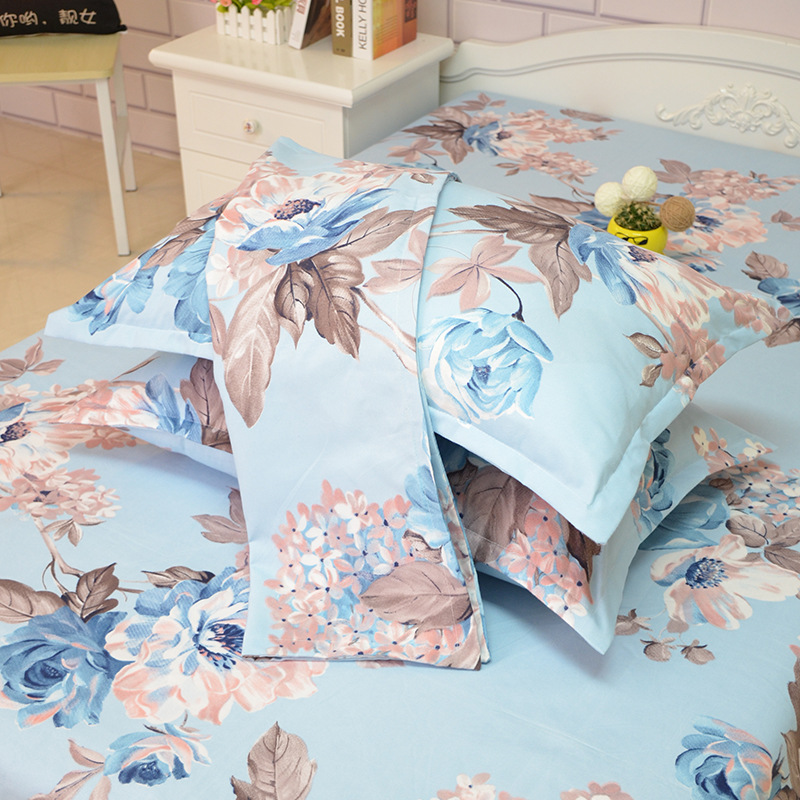 暗影浮香羊绒棉枕套不含枕芯 亲肤透气不起球枕套加厚单人枕头套