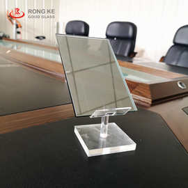 厂家出售6mm反射镀膜玻璃 低透光率 隐私型镀膜玻璃 可做审讯室