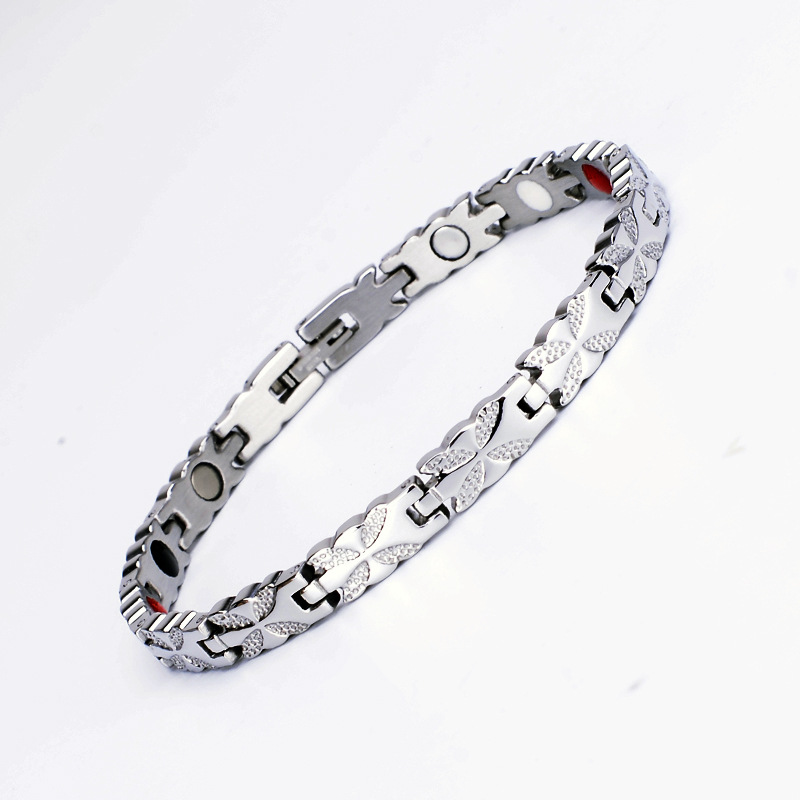 Estilo Vintage Estilo De Moda Geométrico Acero Titanio Enchapado Mujeres Pulsera Pulseras De Cadena Para Hombre display picture 1