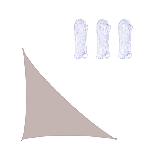 Right-angled triangle 4*4*5.7m waterproof sunshade sail canopy, outdoor anti-UV garden canopy awning