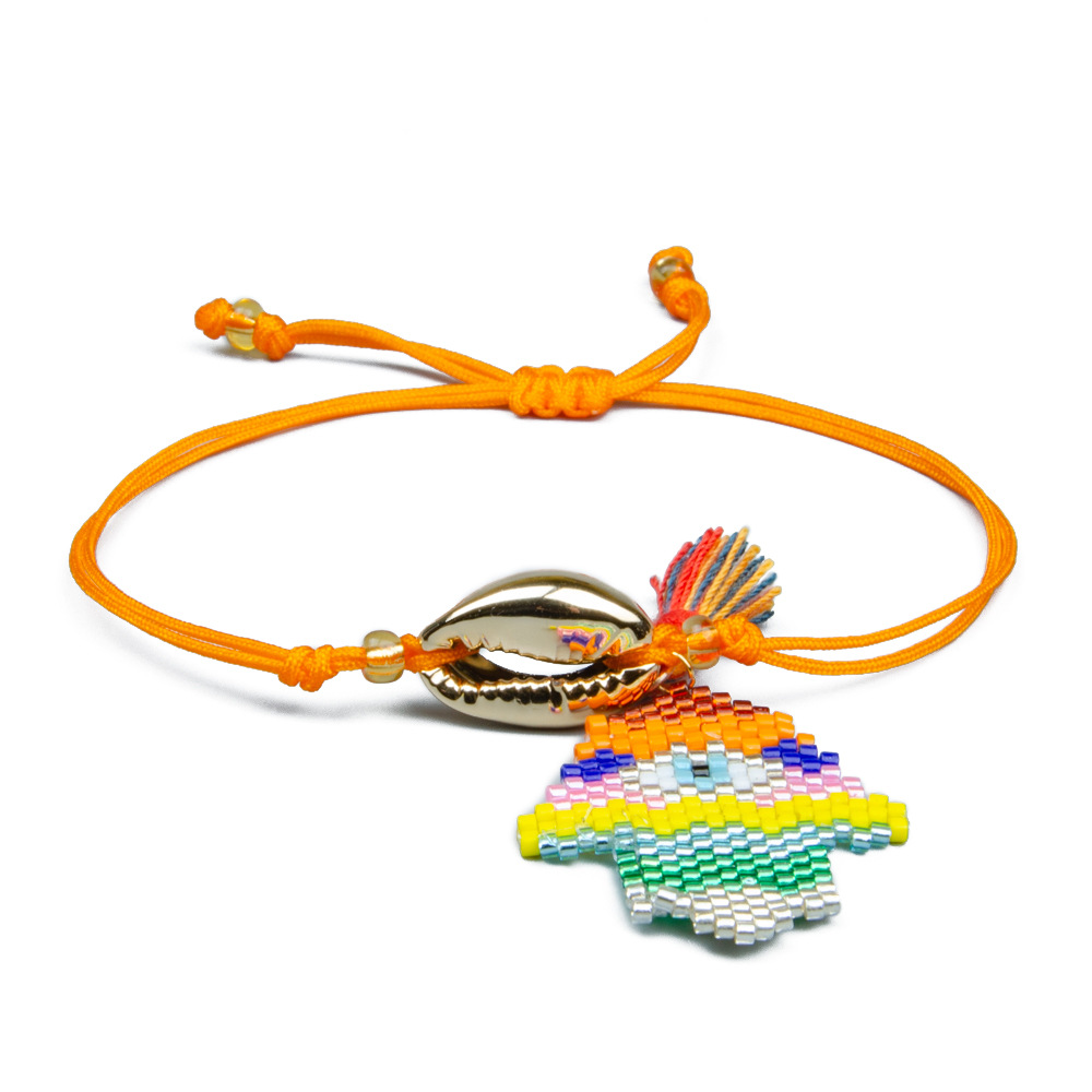 Hand-woven Colorful Palm Eyes Bracelet display picture 21