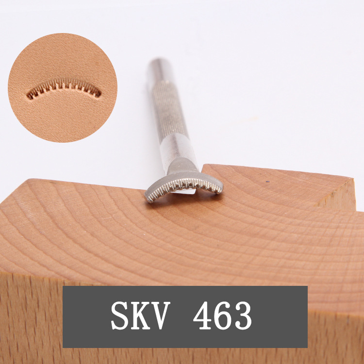 20 piezas de cuero curtido vegetal talla herramientas de impresión