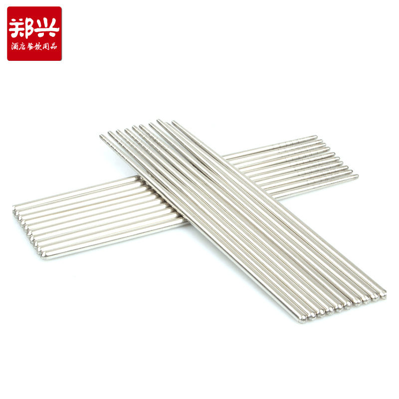 [Factory]Stainless steel chopsticks wholesale Japanese Thread circular hollow non-slip Anti scald Metal