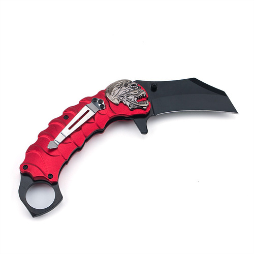 Outdoor foldable multi-functional survival knife F108 small knife High hardness camping self-defense knife Fruit knife