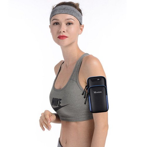 Running mobile phone arm bag men and women fitness equipment outdoor handbag wrist bag Apple x arm bag sports mobile phone arm bag