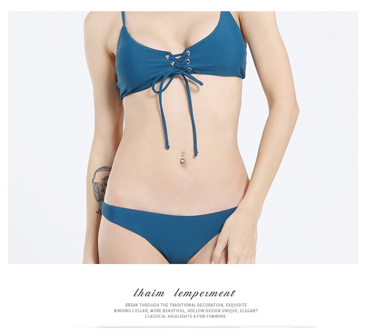 Cotton FashionBikini(Black-s)Swimwear NHHL2044-Black-s