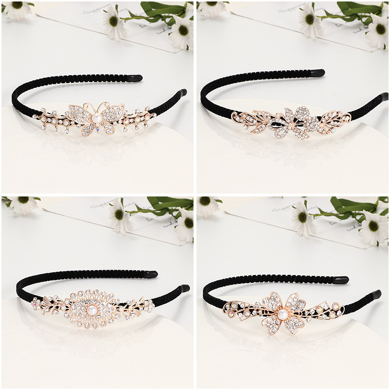 Fashion Headwear Crown Rhinestone Headband Full Diamond Headband display picture 17