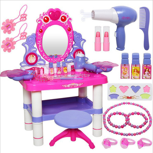 Girls' play house children's makeup toy dress-up princess makeup birthday gift for 6-7-8 year old girls