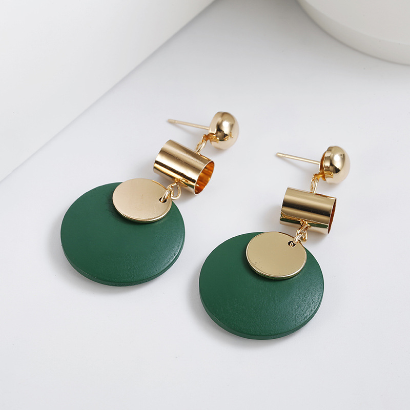 Fashion Geometric Alloy Artificial Gemstones Earrings display picture 18