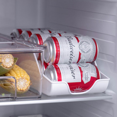 Kitchen refrigerator storage box food and beverage storage basket refrigerated drawer-type beer organizer can storage rack