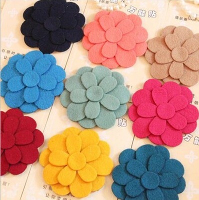 固定刘海贴饰品小礼品刘海魔术贴发帖成人儿童魔术贴大花朵魔法贴|ru