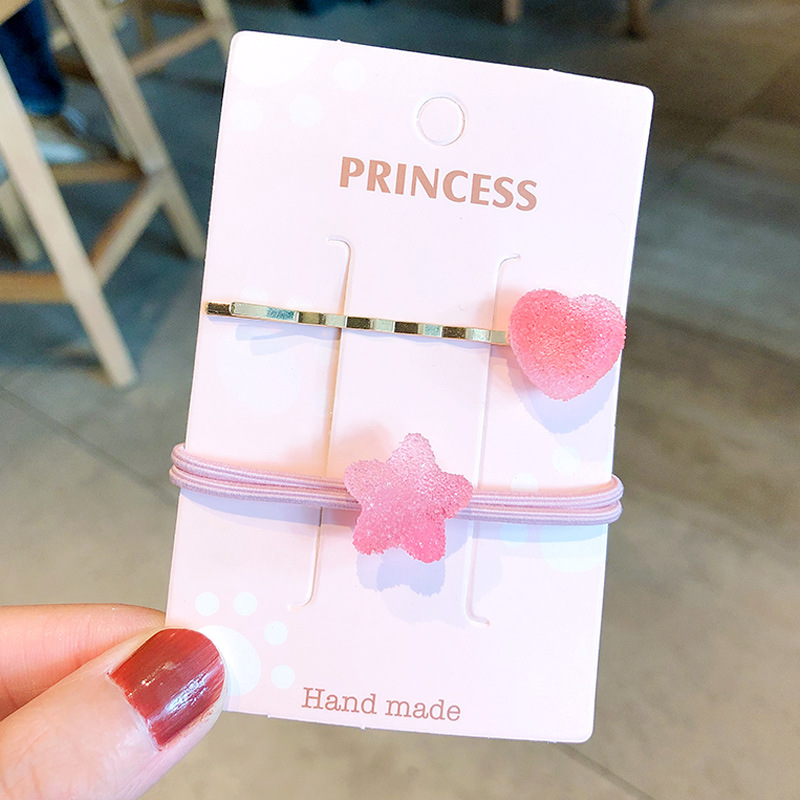 Light Discoloration Love Star Fudge Hairpin Sweet Girl Heart Edge Clip Hairpin Hair Accessories Wholesale Nihaojewelry display picture 11