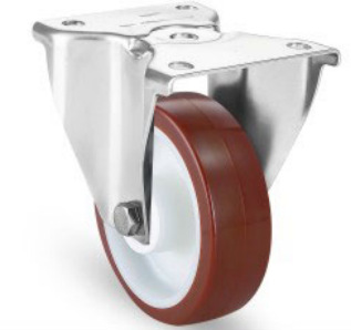 米思米不锈钢 C-CSDK80 100-U SUS304相当 平板式固定型脚轮