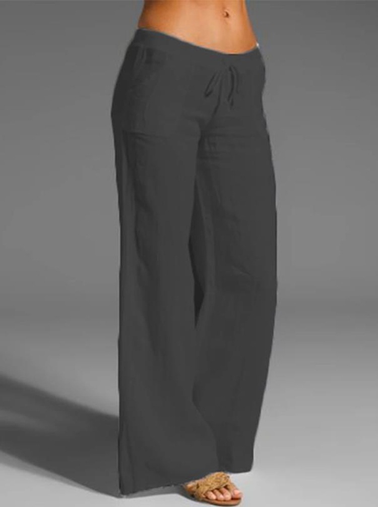 Women'S Gender Casual Style Women's Daily Casual Solid Color Full Length Casual Pants