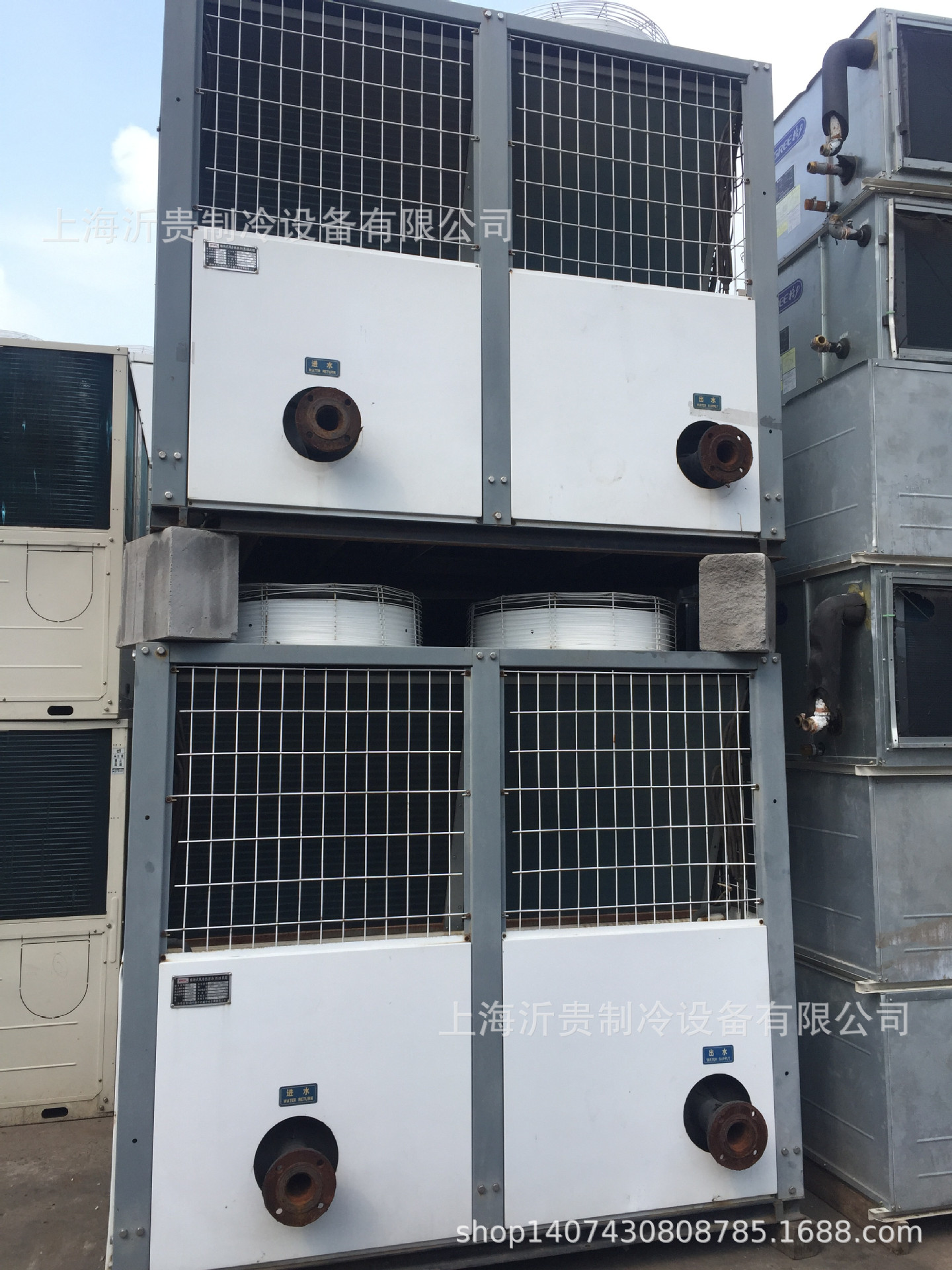 大型商用空调扬子风冷模块机组二手中央空调25匹60KW