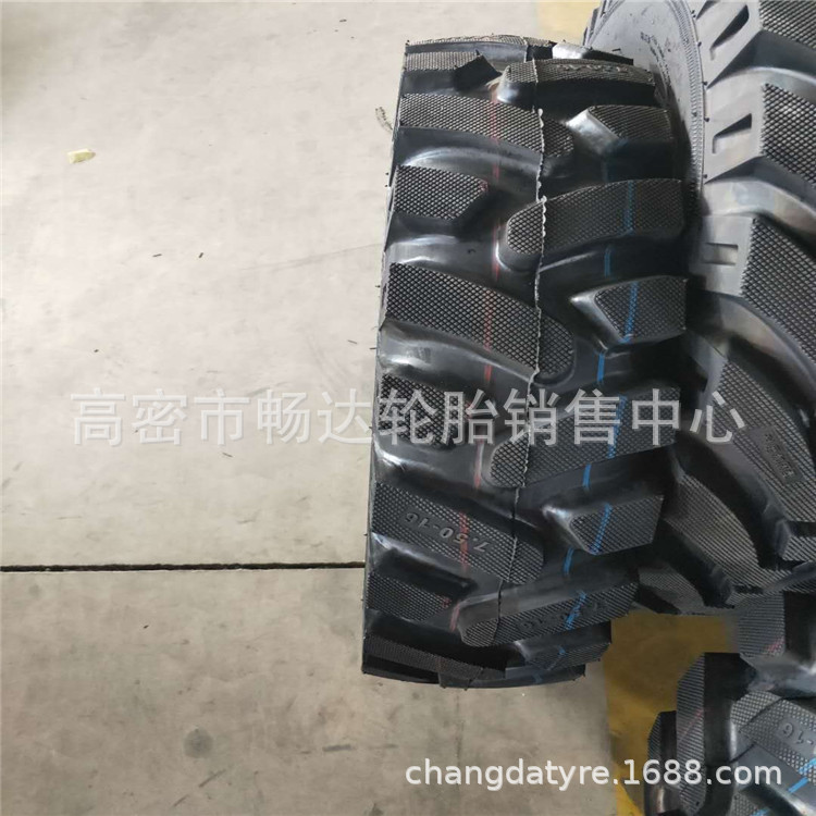销售7.50-16农用拖拉机轮胎 加密人字花纹 农业机械轮胎