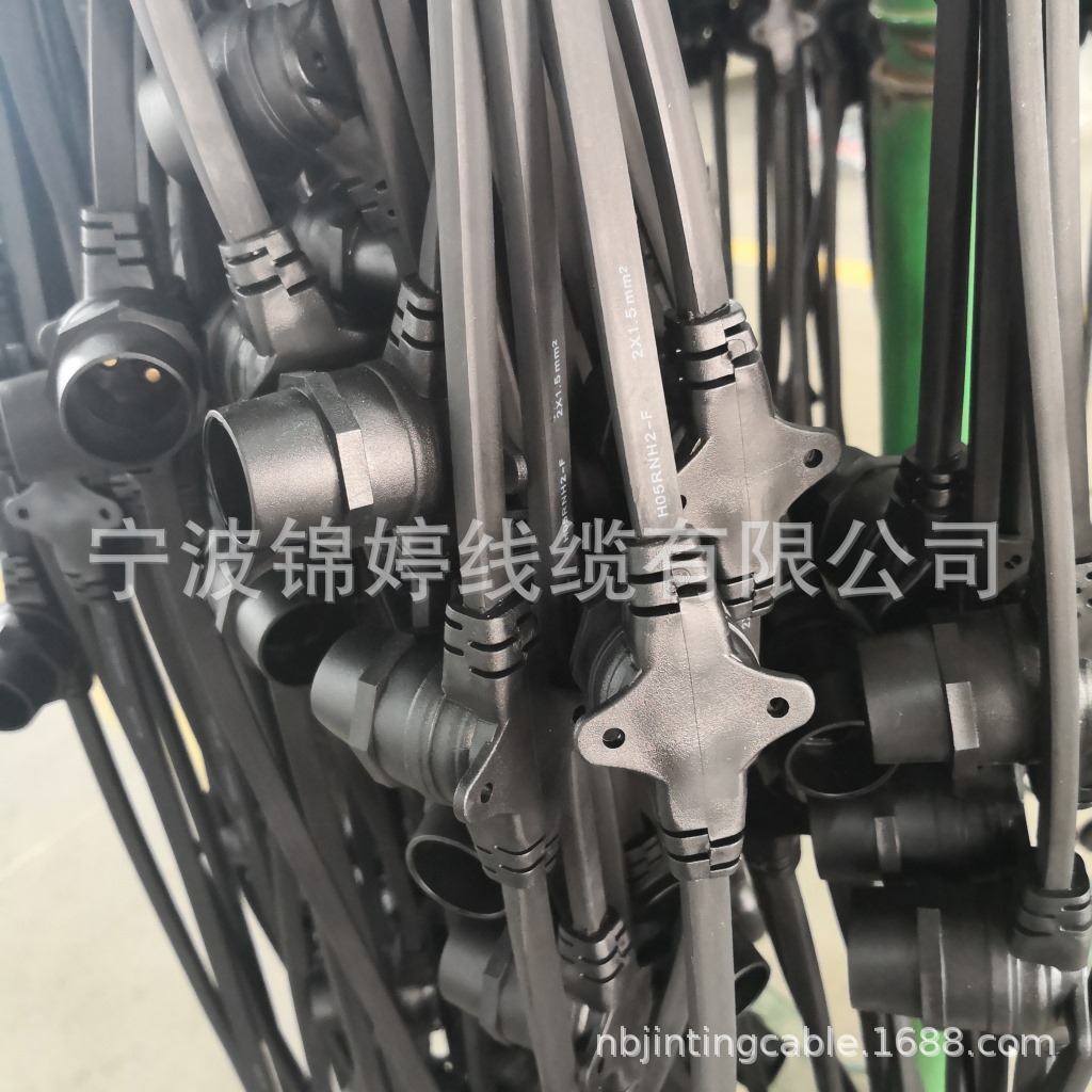 欧洲扁平橡胶线H05RNH2-F 2*1.5平方 灯串线