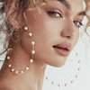 Trend fashionable earrings from pearl, European style