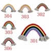 Big Scandinavian rainbow woven brand decorations handmade, pendant for early age for children's room