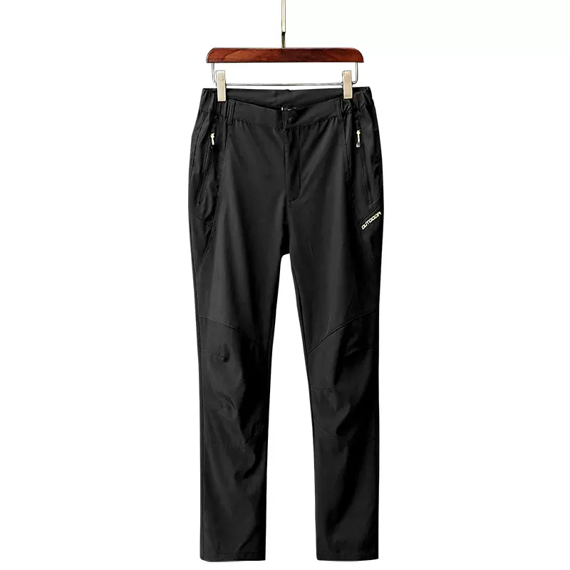 春秋薄款男士冲锋裤户外情侣款运动登山防风透气登山裤女厂家批发