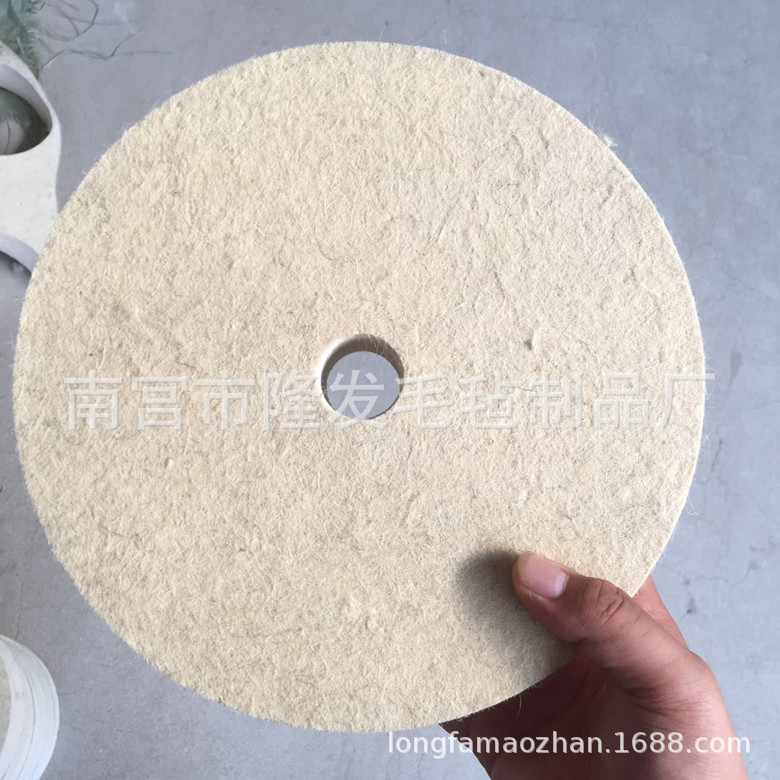 不锈钢电镀板材羊毛毡轮 玻璃大理石陶瓷水晶玻璃抛光羊毛轮