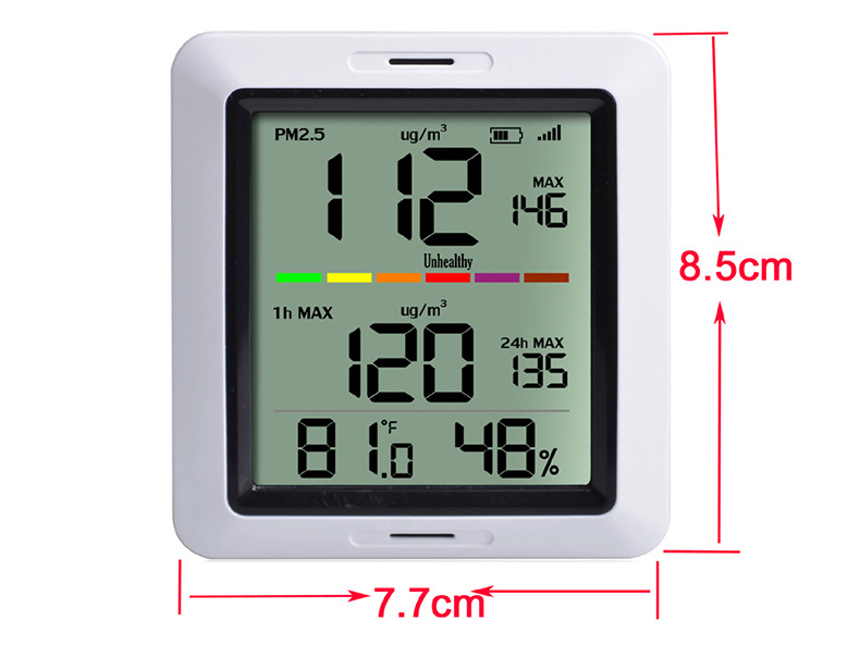 Moniteur de qualité de l air extérieur sans fil - Ref 3425310 Image 3