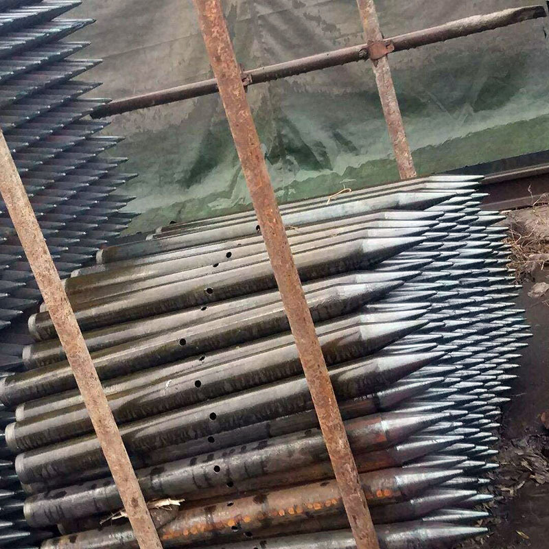 厂家直销注浆无缝钢管 超前小导管 注浆管车丝打眼 等离子设备