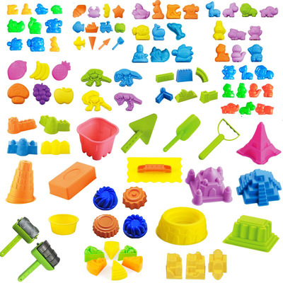 沙滩玩具太空沙火星沙模型儿童DIY沙雕配件模具|ru