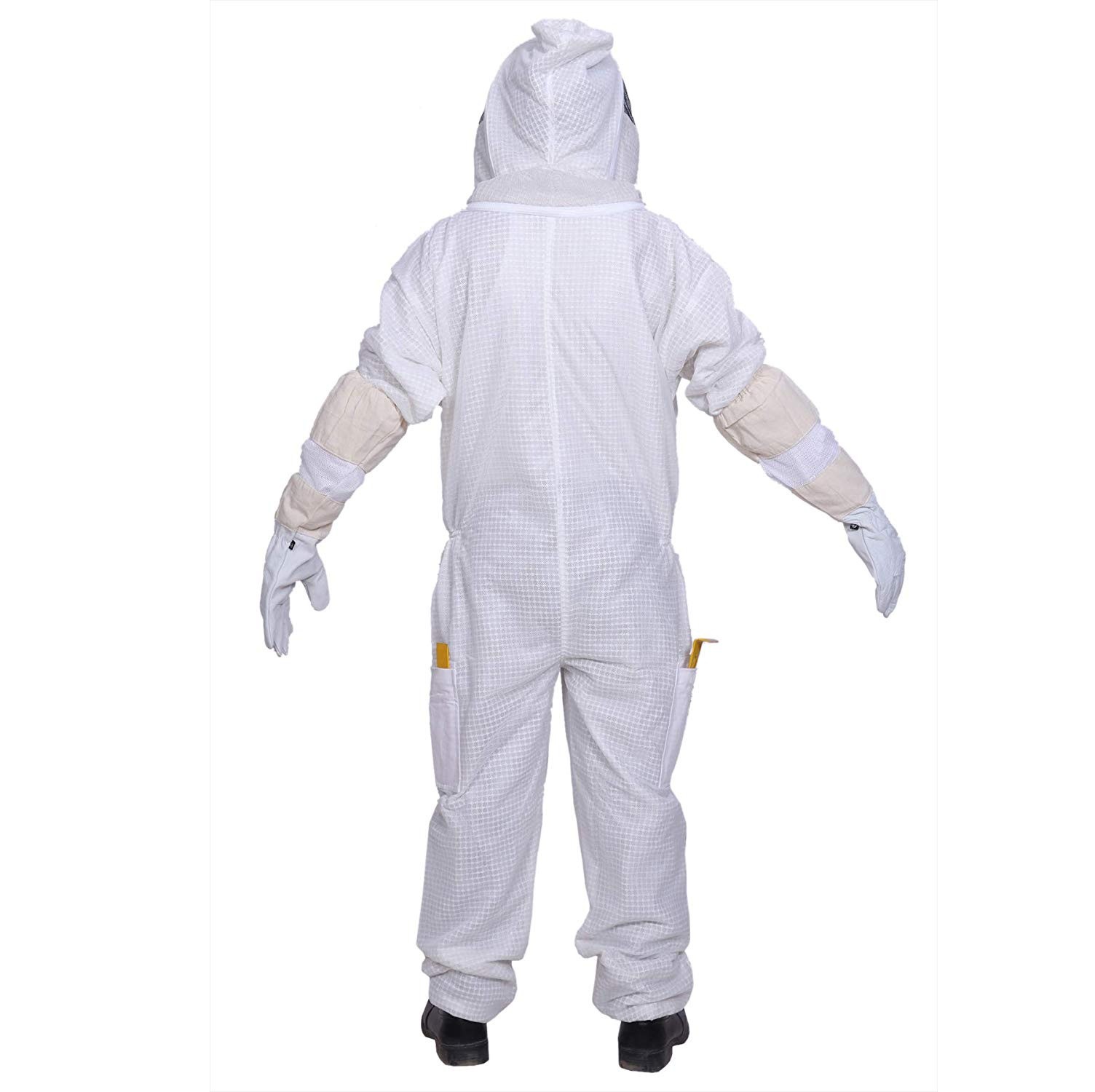 夏季透气防蜂服 三层透气 蜜蜂养蜂防护衣 全身连体3层连体蜂衣