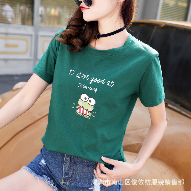 T shirt femme JUNYI TEXTILE VêTEMENTS en Coton - Ref 3314766 Image 185