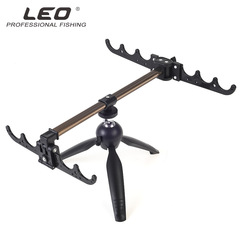 28066 LEO [ice fishing triangle turret bracket] winter fishing rod holder fishing gear table camera tripod